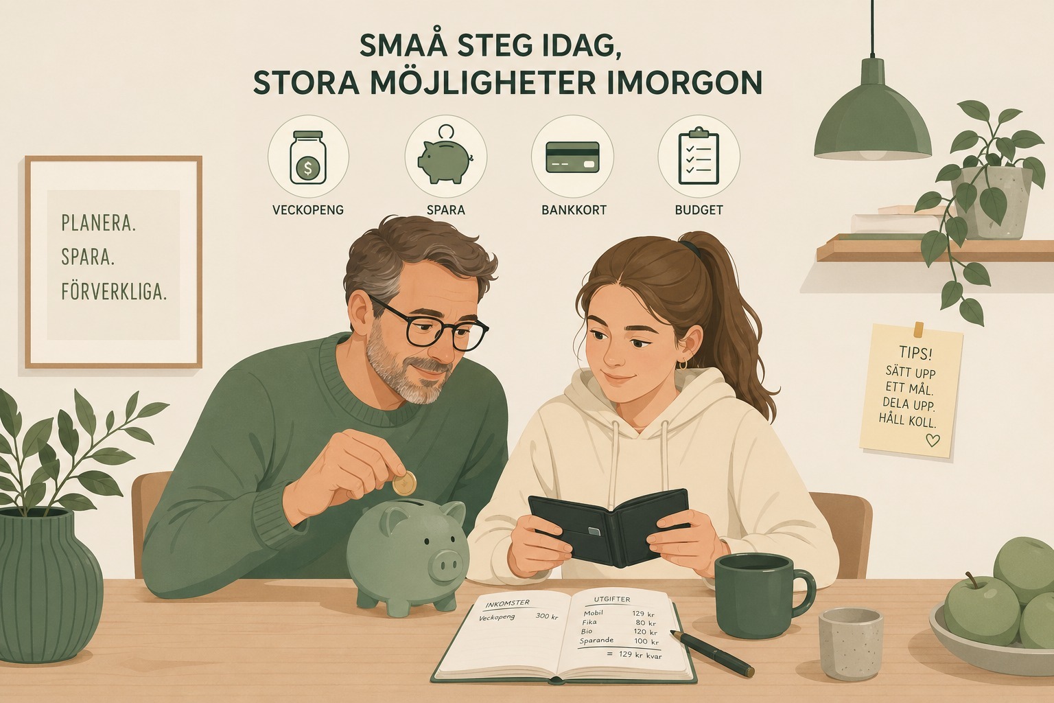 Så lär du tonåringen om pengar - praktiska tips