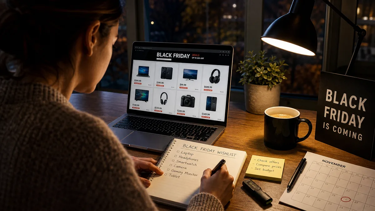 Förbered Black Friday 2026 - gör din önskelista nu