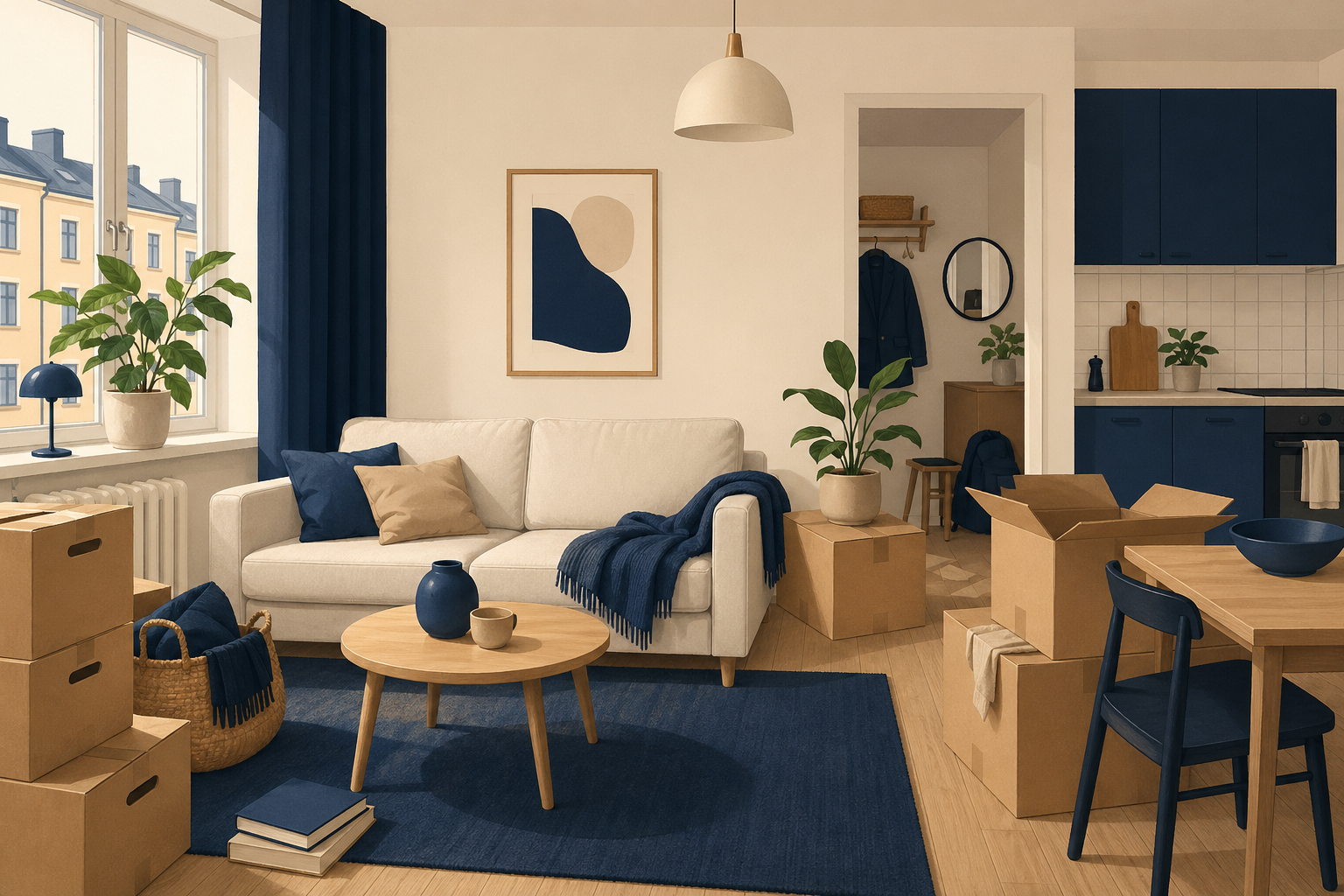 Flytta hemifrån på budget — checklista för första lägenheten
