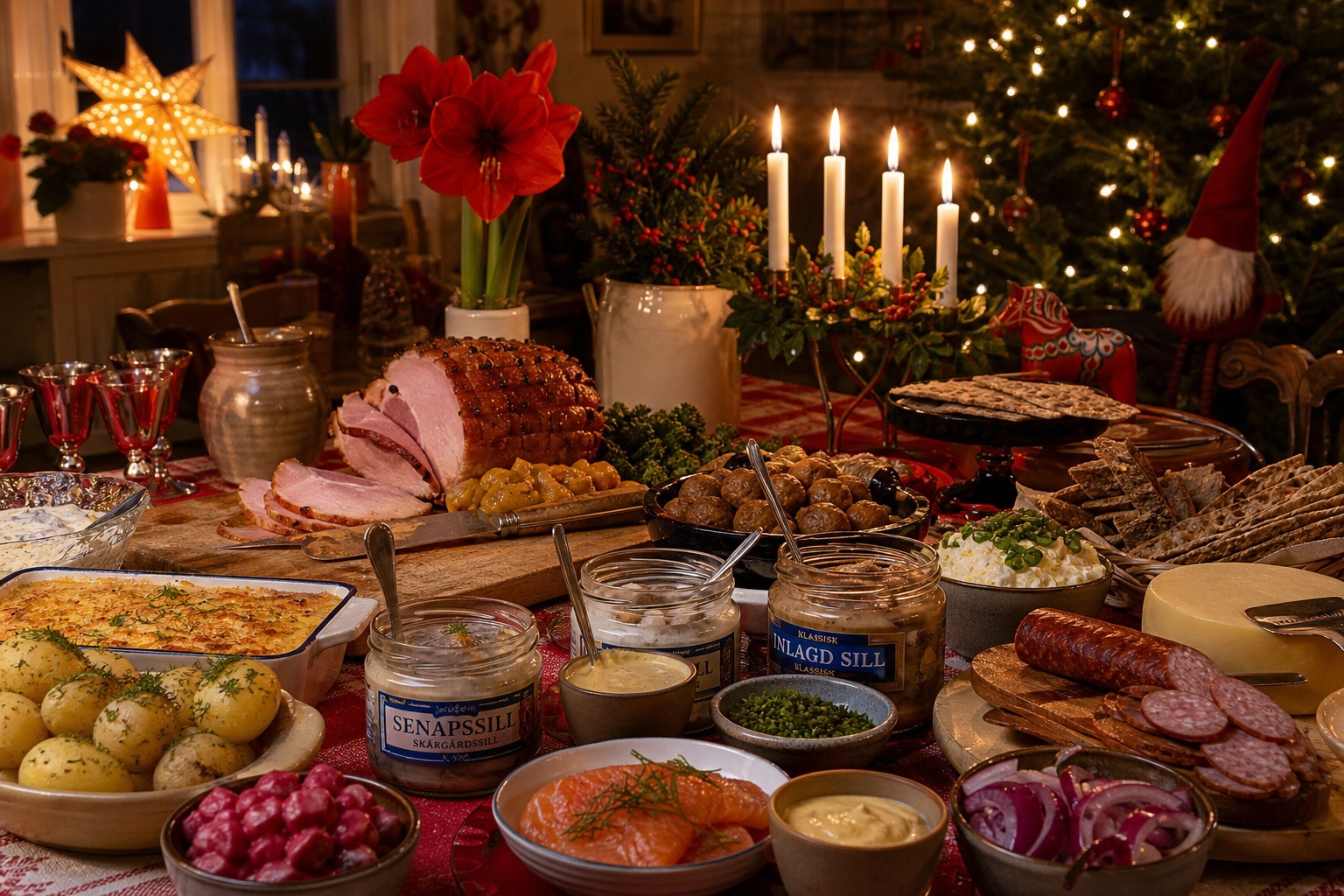 Julbord hemma — planera och spara på festmaten