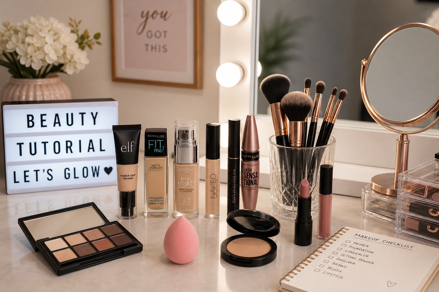 Makeup grundkit - allt en nybörjare behöver