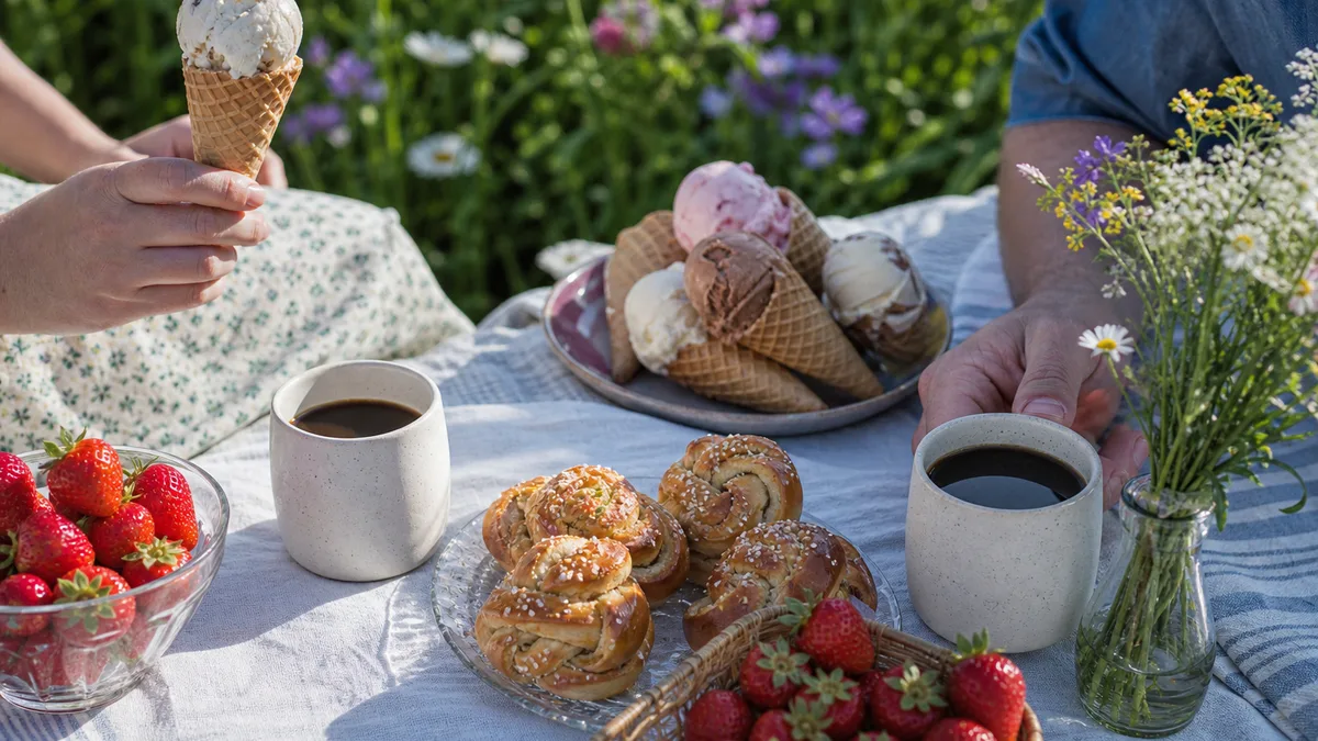 Sommarfika billigt - glass, snacks och fika utan att ruineras